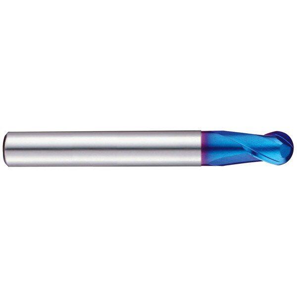 2 Flute Short Ball Nose X-5070 End Mill, Yg-1 Tool Co, Mfr#: G8A28008
